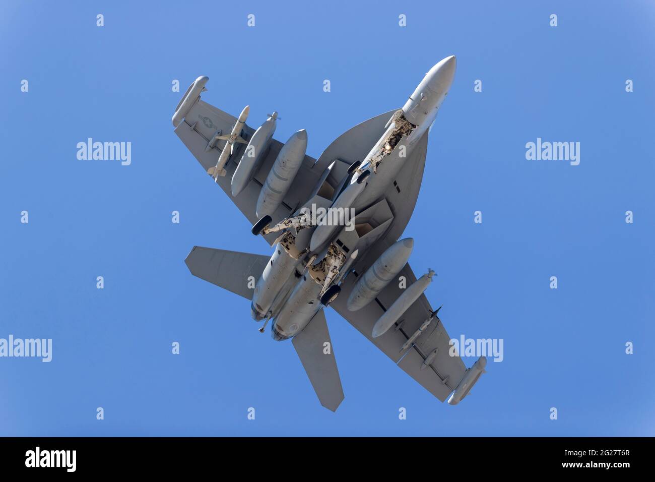 Una US Navy EA-18G Growler. Foto Stock