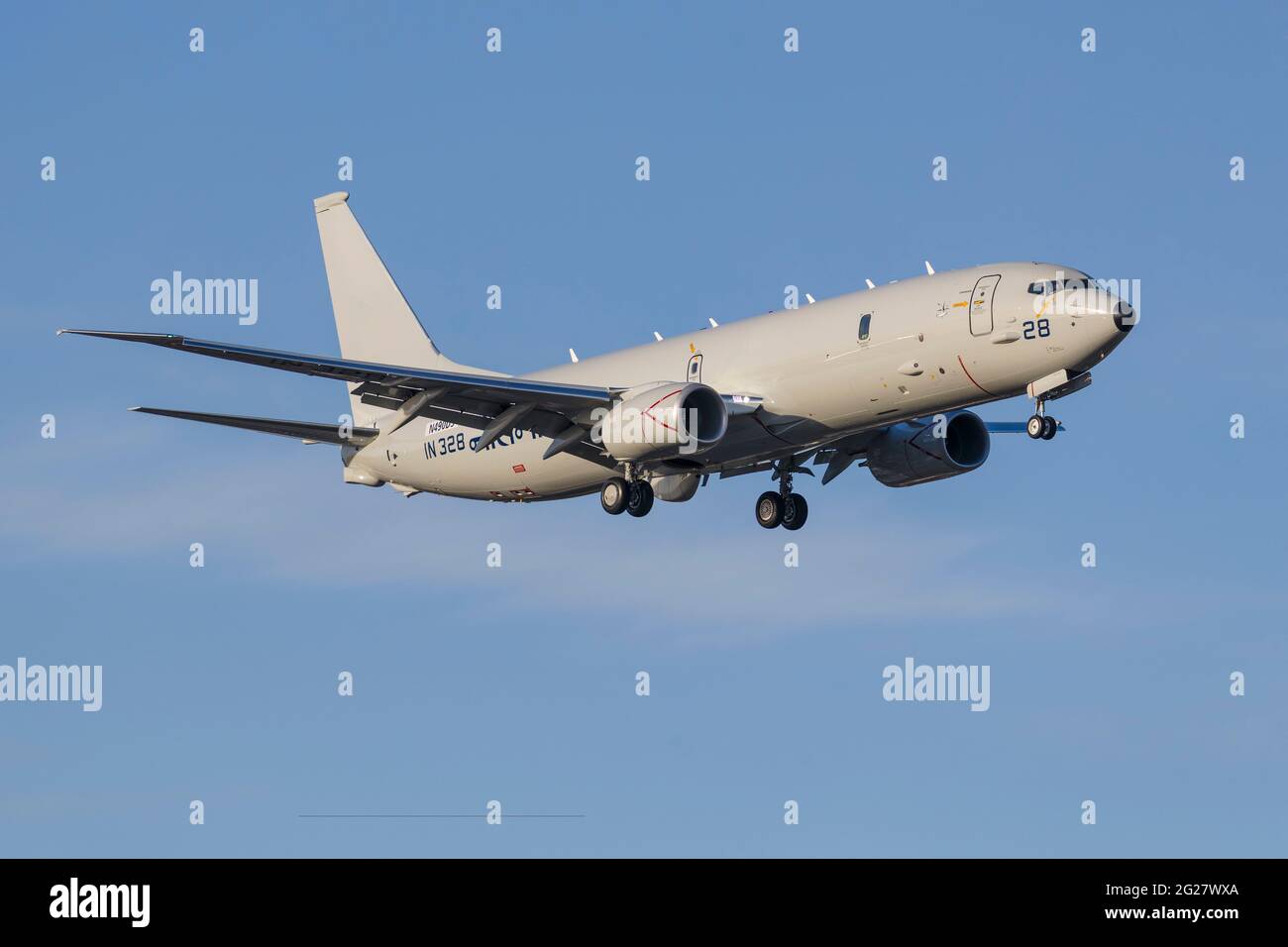 Una Marina militare indiana P-8I Poseidon. Foto Stock