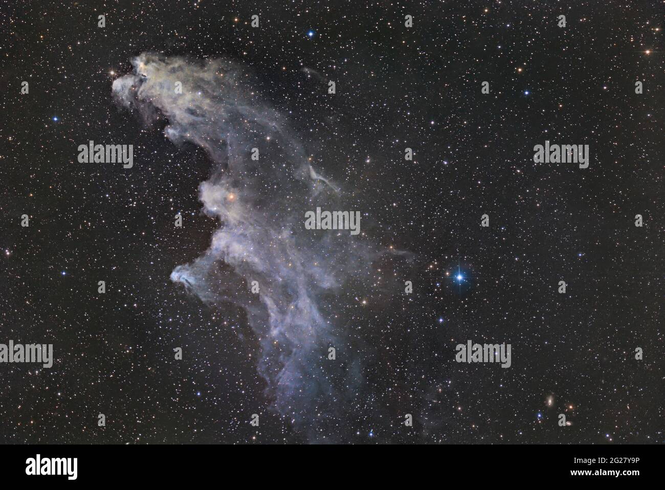 Nebula, IC 2118. Foto Stock