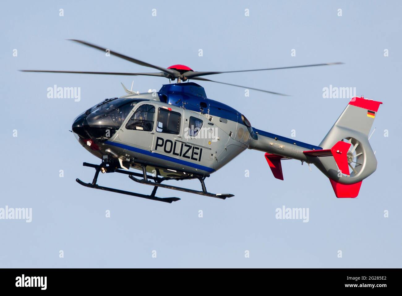 Elicottero H145 della polizia tedesca, Dresda, Germania. Foto Stock