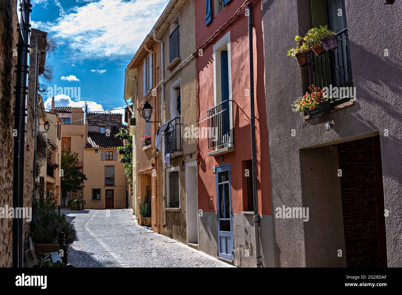 Elne, Pirenei Orientali, Francia. Foto Stock