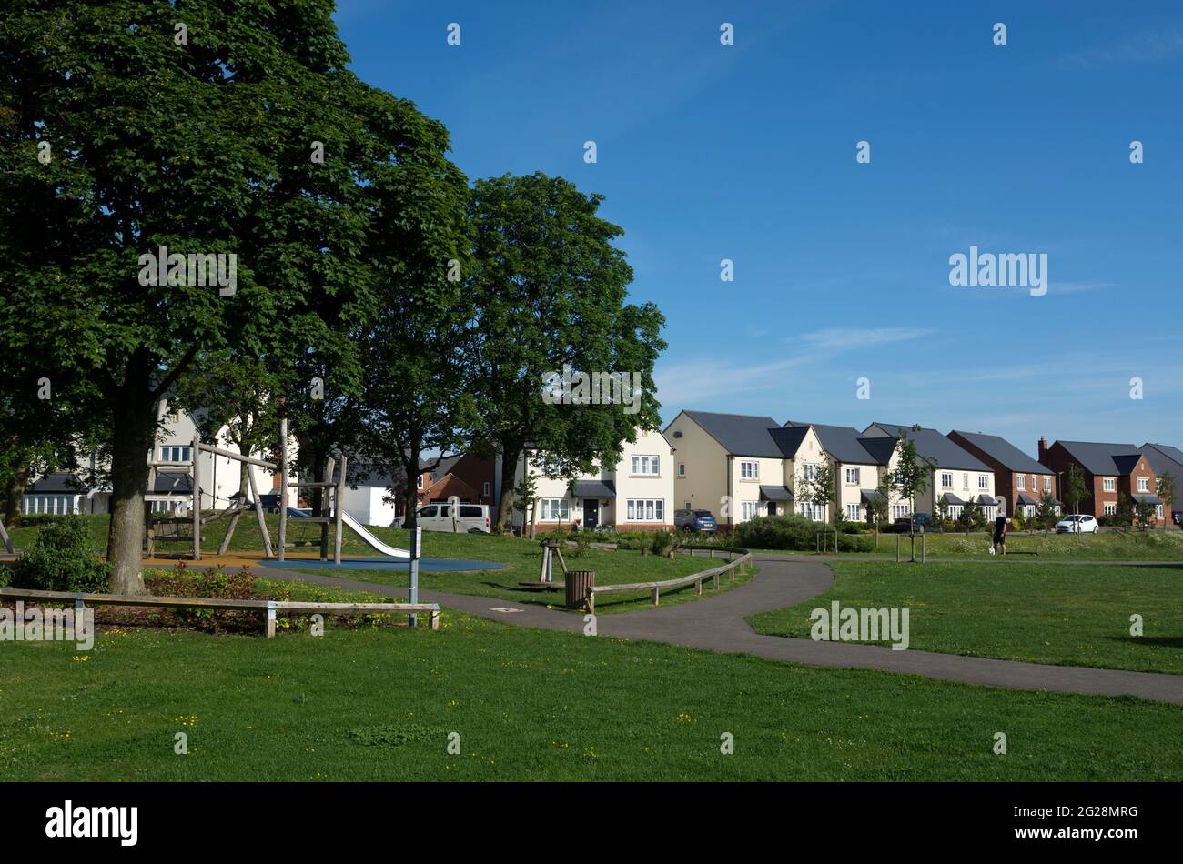 Alloggio a Heyford Park, Upper Heyford, Oxfordshire, Inghilterra, Regno Unito Foto Stock