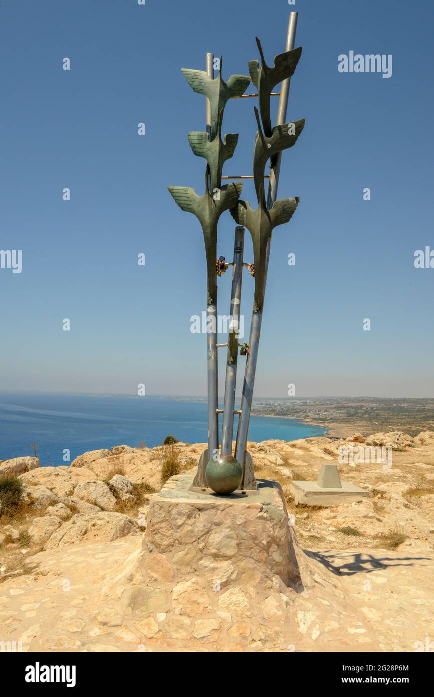 Paesaggio di Capo Greco su Cipro Foto Stock
