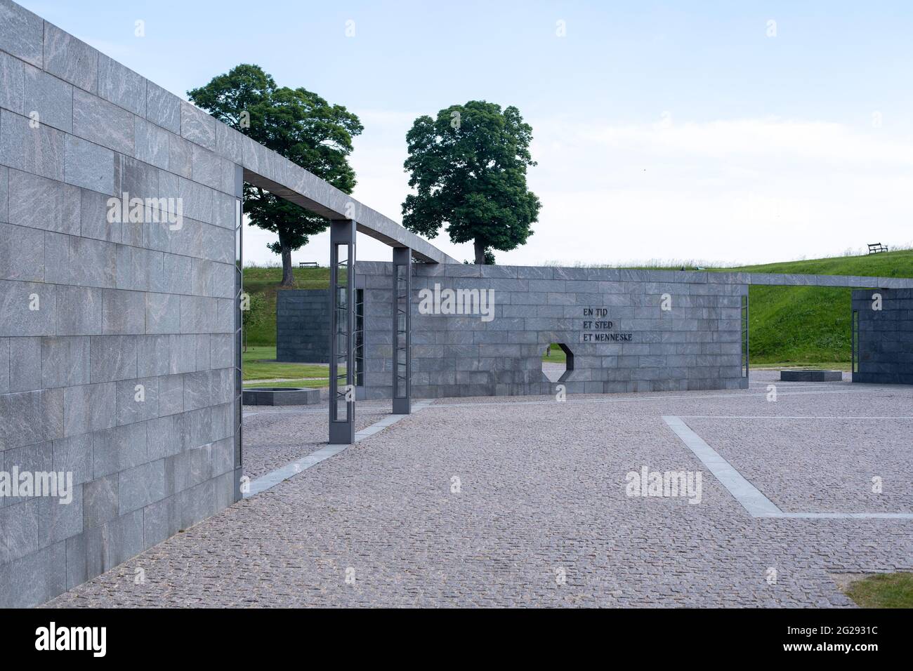 Monumento alla Fortezza di Kastellet a Copenhagen Foto Stock