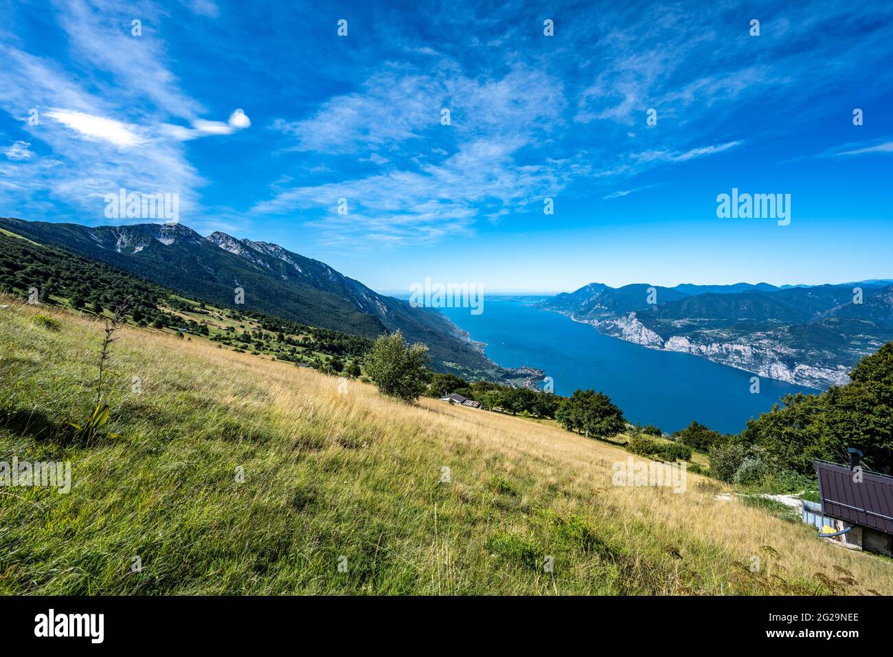 Escursione sul Monte Baldo Foto Stock
