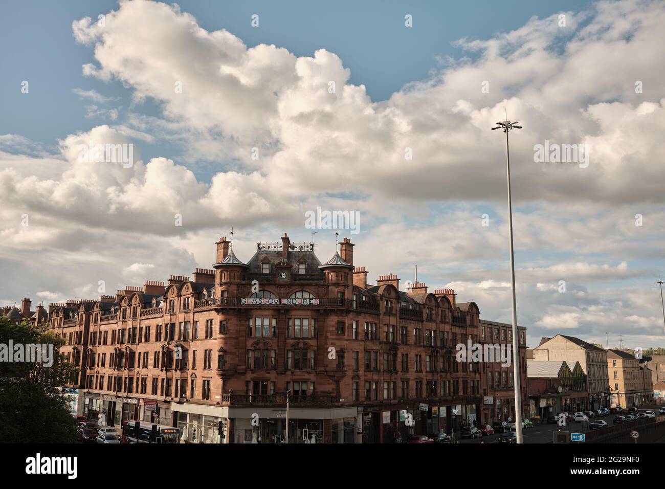 Architettura Charing Cross. Glasgow, Estate 2021 Foto Stock