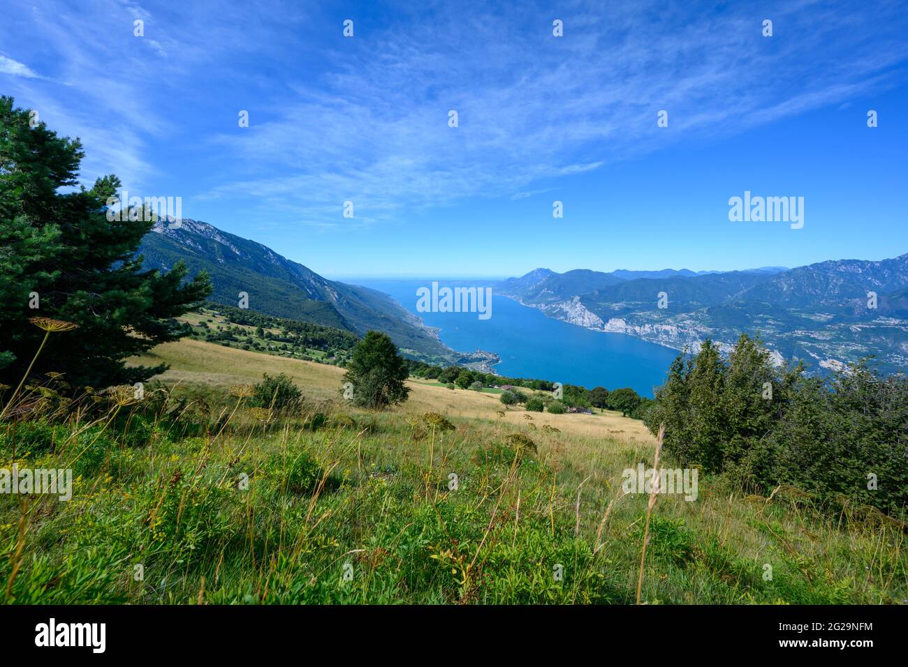 Escursione sul Monte Baldo Foto Stock