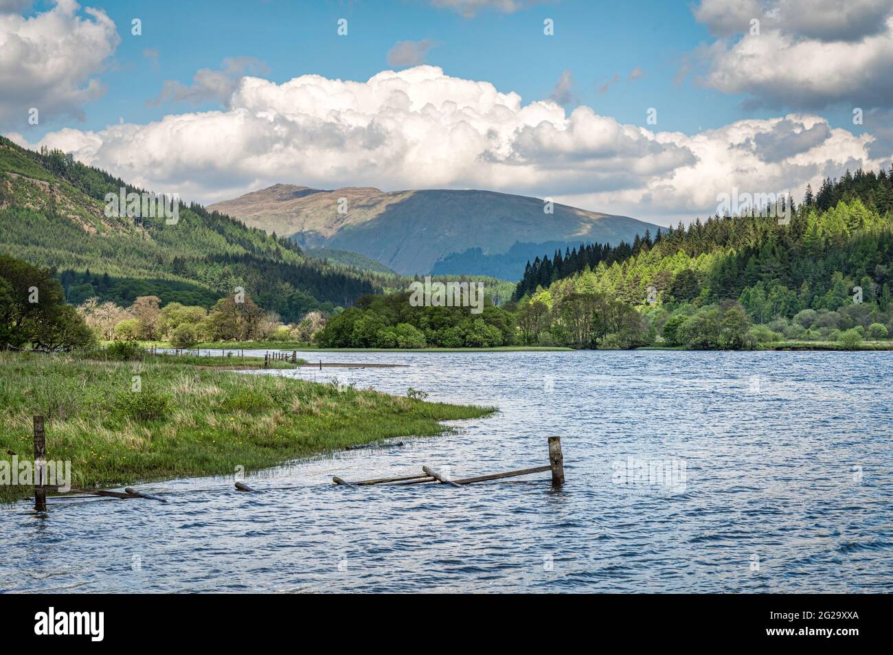 Loch Lubnaig nelle Highlands scozzesi Foto Stock
