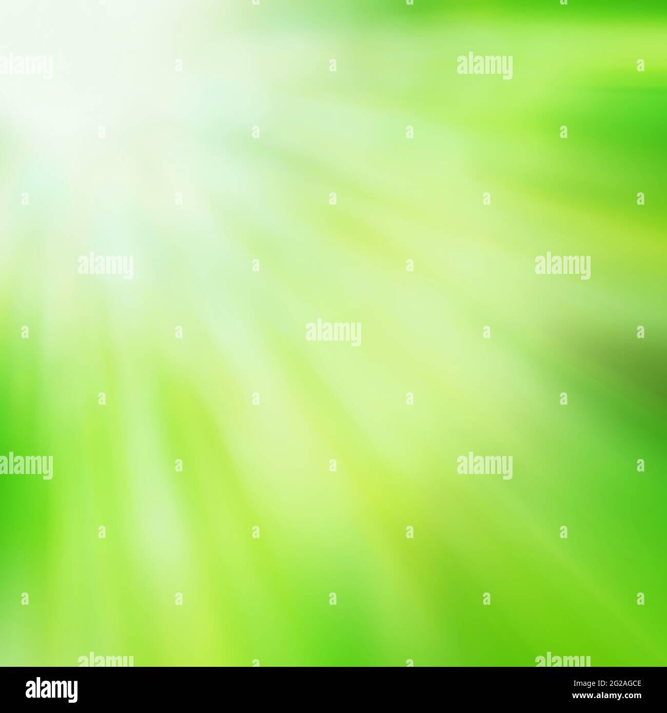 Sfondo astratto verde brillante con effetto di illuminazione Foto Stock