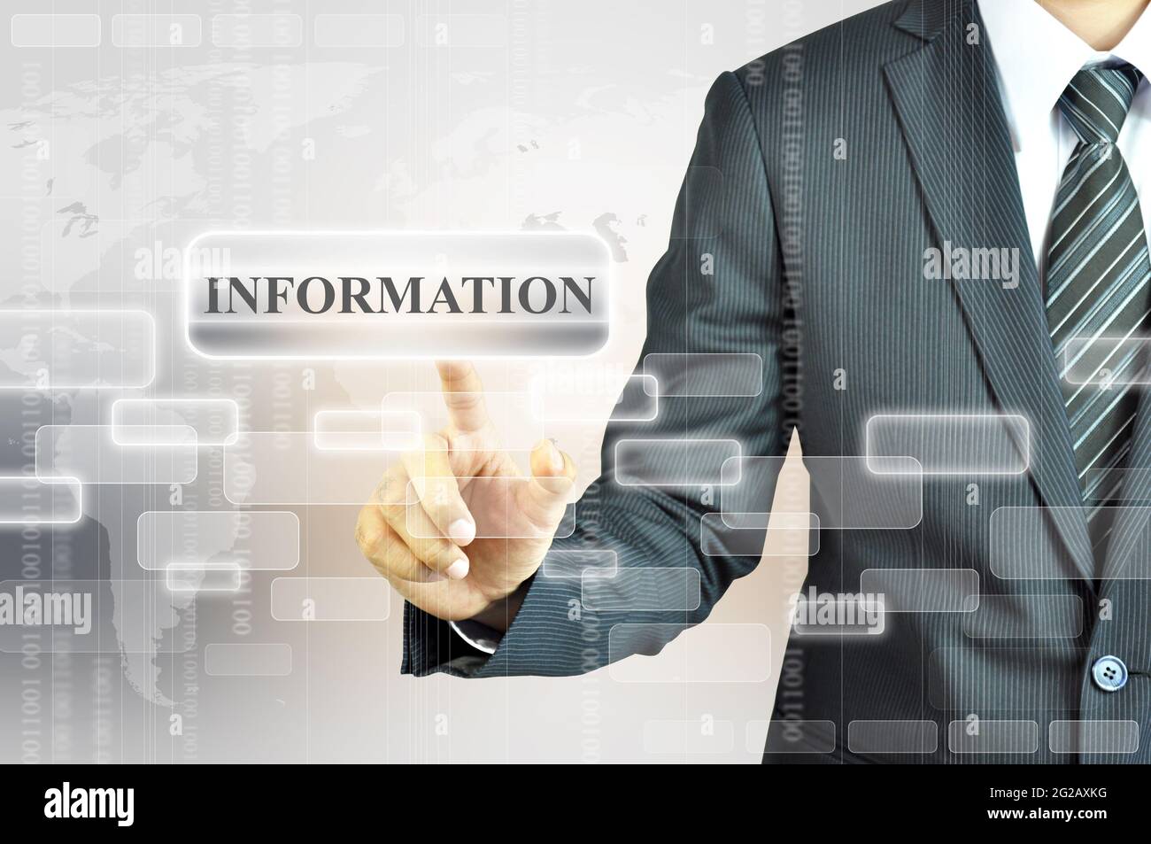 informazioni aziendali Foto Stock