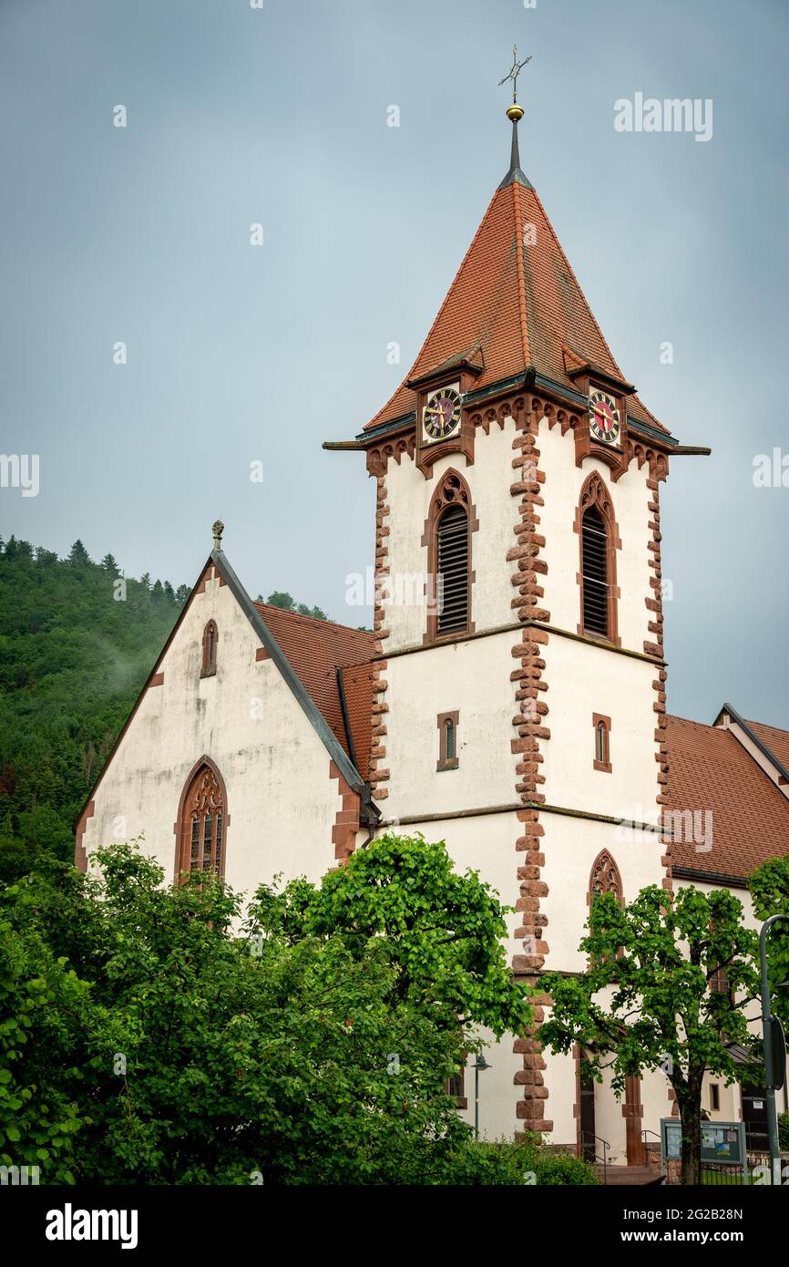 Chiesa di San Biagio a Buchenbach Foto Stock