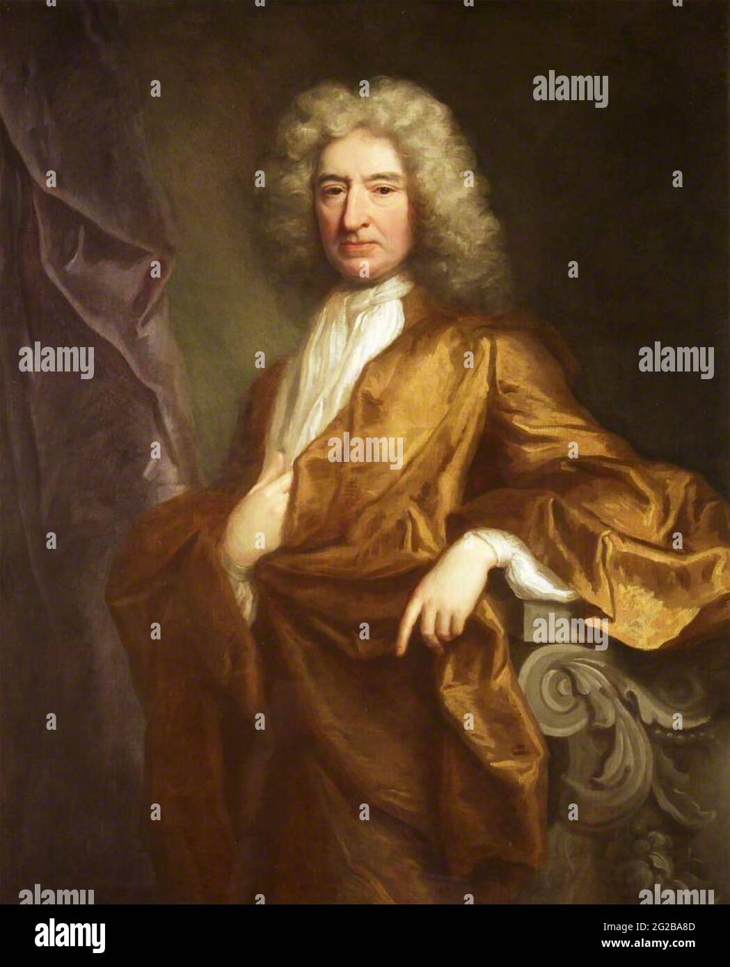 EDWARD COLSTON (1636-1721) commerciante inglese e deputato Tory Foto Stock