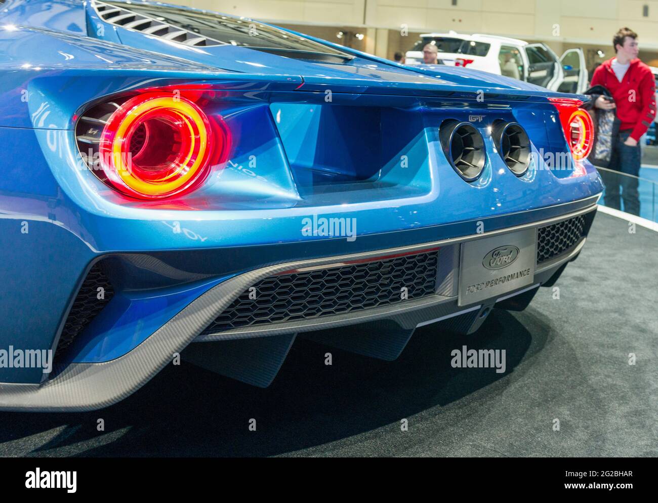 Ford Performance GT come visto in Canada. La più grande fiera automobilistica del CIAS Canada si tiene ogni anno al Metro Toronto Convention Centre Foto Stock