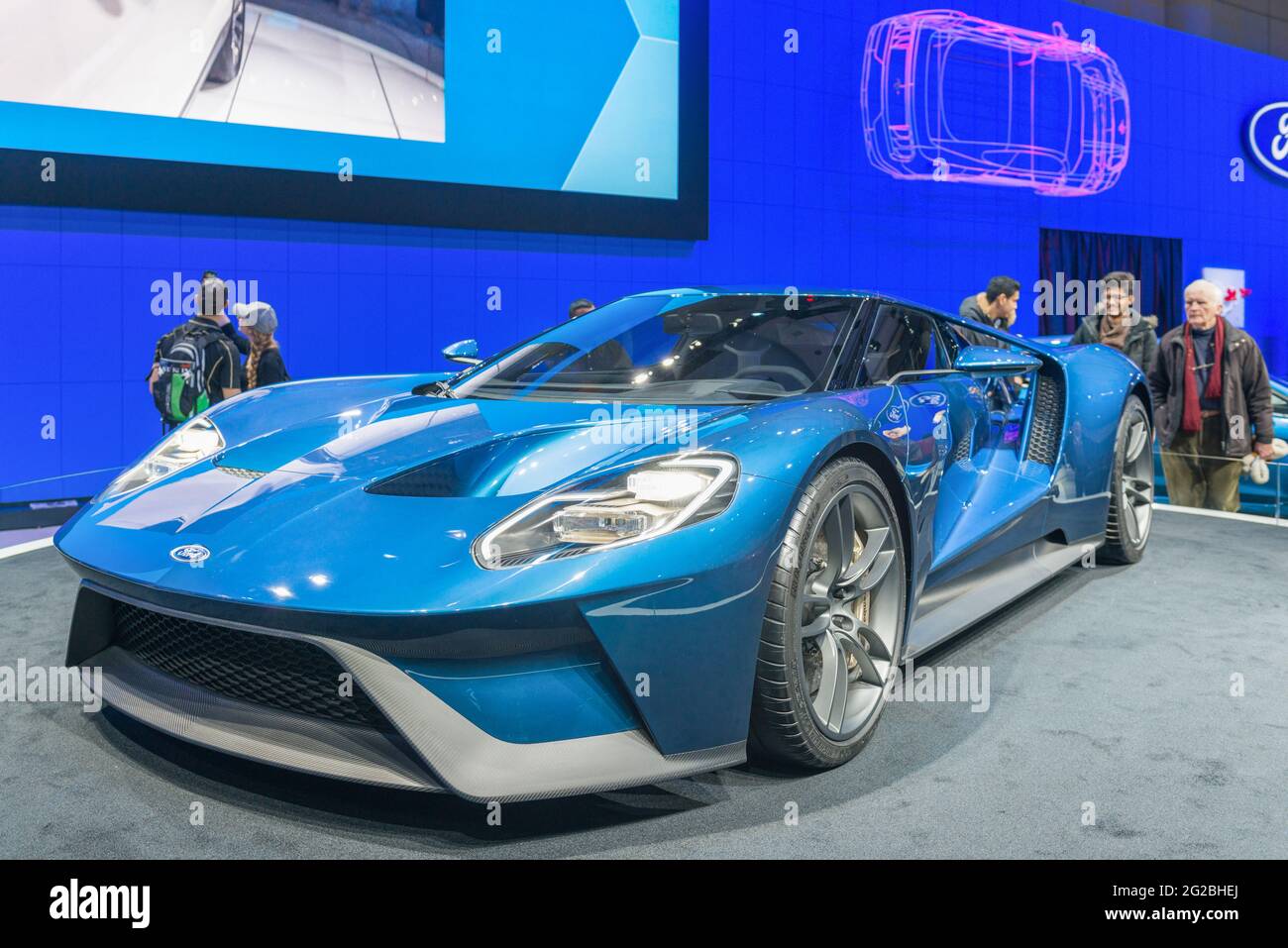 Ford Performance GT come visto in Canada. La più grande fiera automobilistica del CIAS Canada si tiene ogni anno al Metro Toronto Convention Centre Foto Stock
