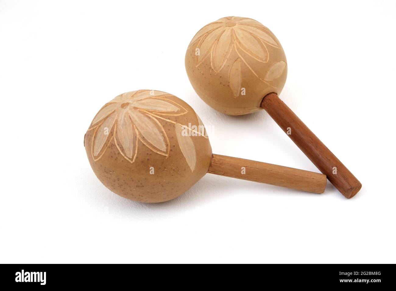 Maracas d'epoca di Trinidad e Tobago Foto Stock