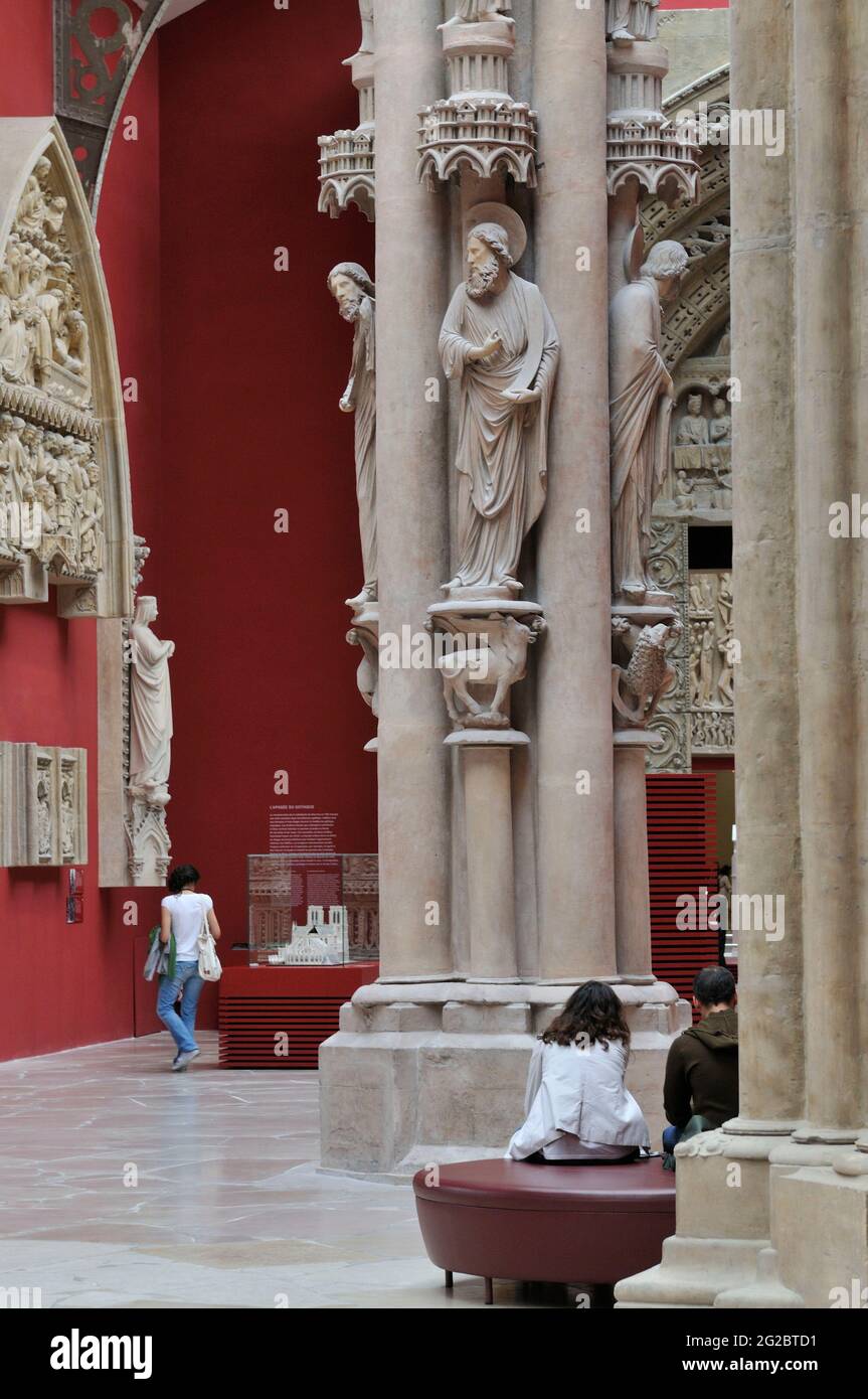 FRANCIA. PARIGI (75) 16 TH ARR. MUSEO CITE DE L'ARCHITECTURE ET DU PATRIMOINE. GALLERIA DI CALCHI Foto Stock