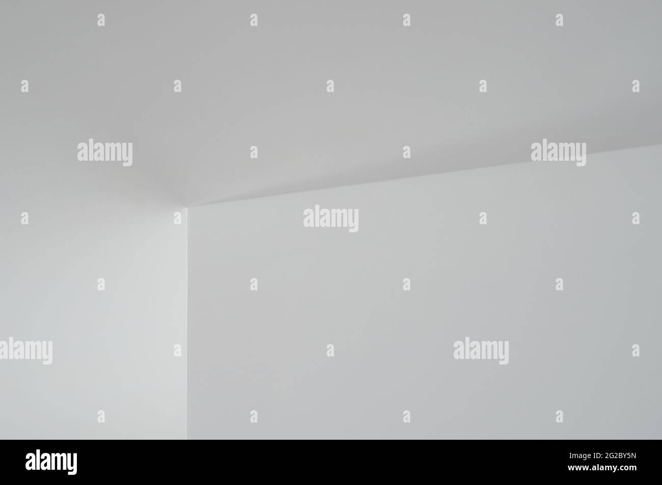 Astratto sfondo quadrato bianco. Concetto di forma geometrica Foto Stock