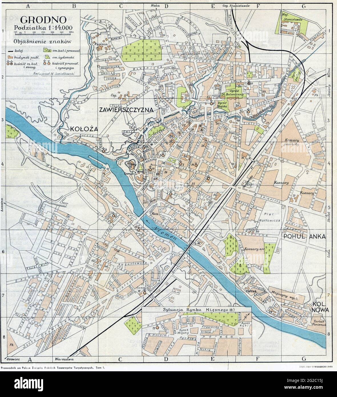 Grodno Mappa, Mappa di Grodno, Bielorussia Mappa, Bielorussia Mappa, Vecchia Europa Mappa dell'Europa d'epoca, mappa dell'Europa d'epoca, mappa dell'Europa d'epoca, mappa dell'Europa d'epoca Foto Stock