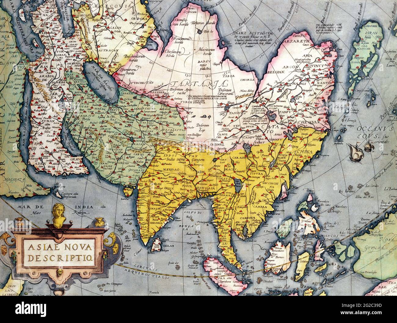 Asia Mappa, Mappa di Asia, Old Asia Mappa, Old Asia Mappa di Asia, retro Mappa di Asia, Vintage Mappa di Asia, Antica mappa di Asia, Asia Stampa, Asia Poster, retro Asia Foto Stock