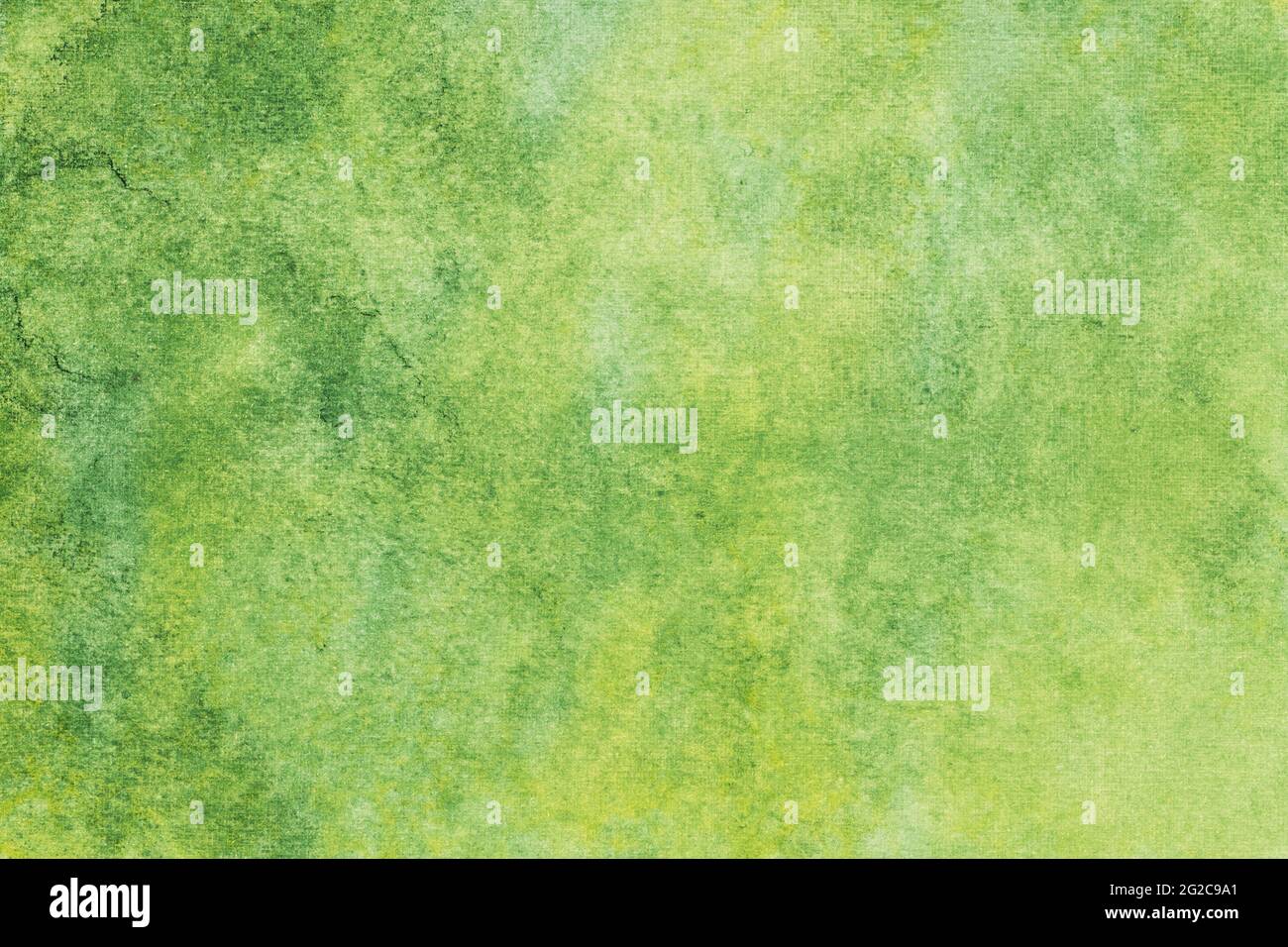 Colore verde dipinti ad acquerello texture di sfondo Foto Stock