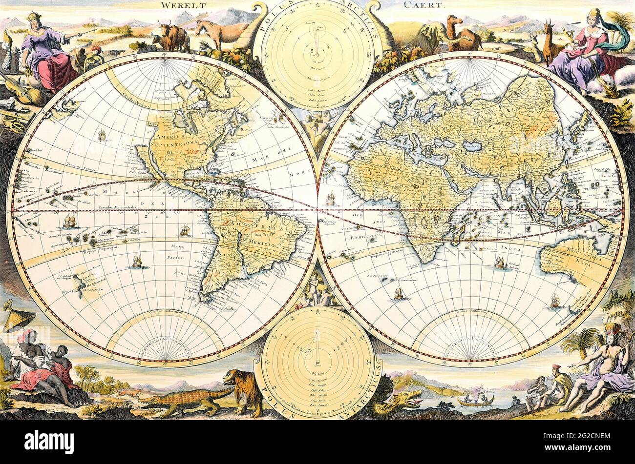 Mappa del vecchio mondo, Mappa del mondo antico, Mappa del mondo antico, Mappa del mondo antico, Mappa del mondo antico, Mappa del mondo antico, Mappa del mondo antico, Mappa del mondo retrospettiva, Mappa del mondo antico Foto Stock