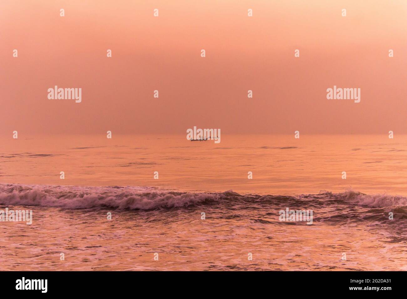Elliot's Beach a Chennai la mattina Foto Stock