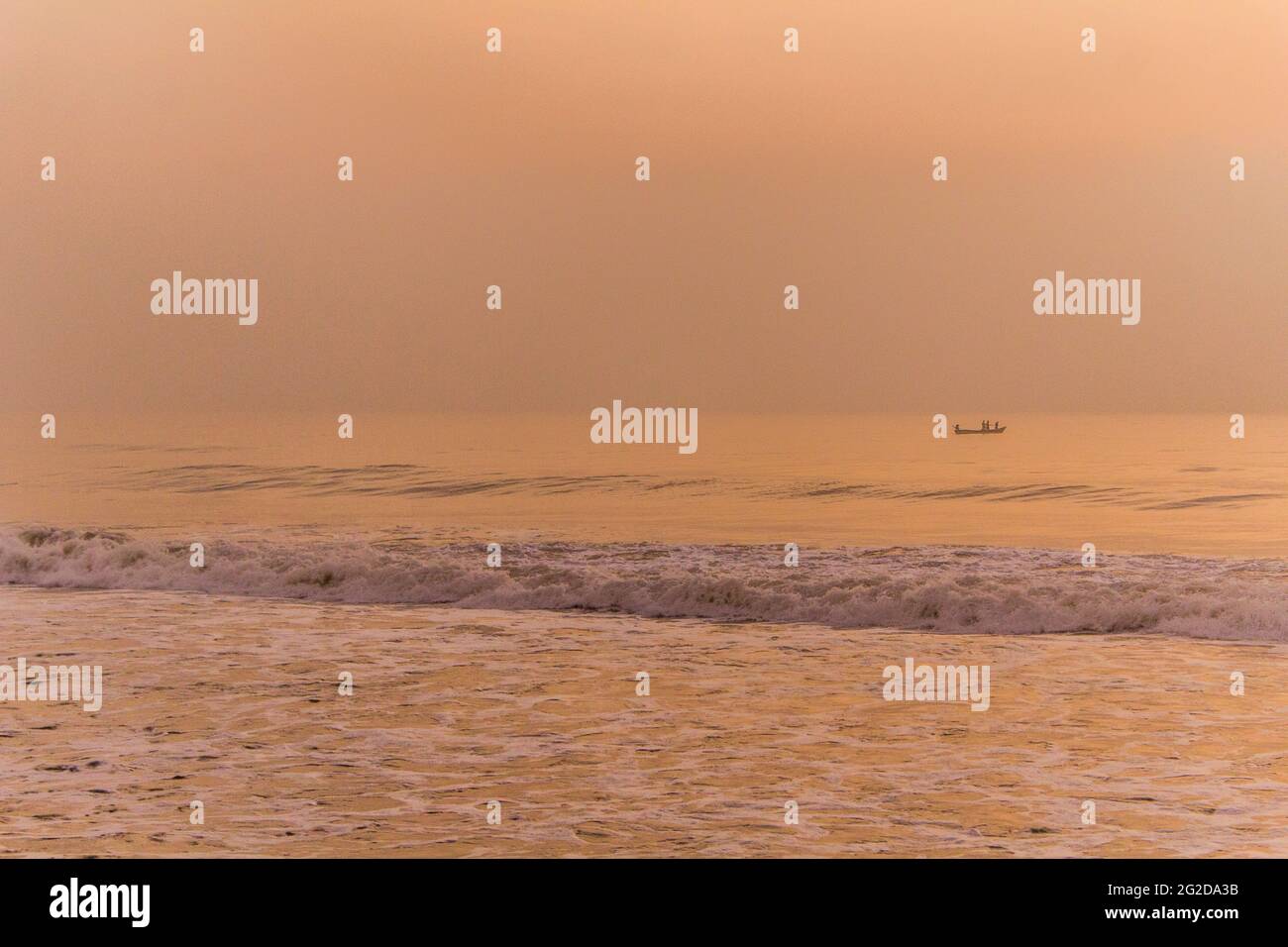 Elliot's Beach a Chennai la mattina Foto Stock