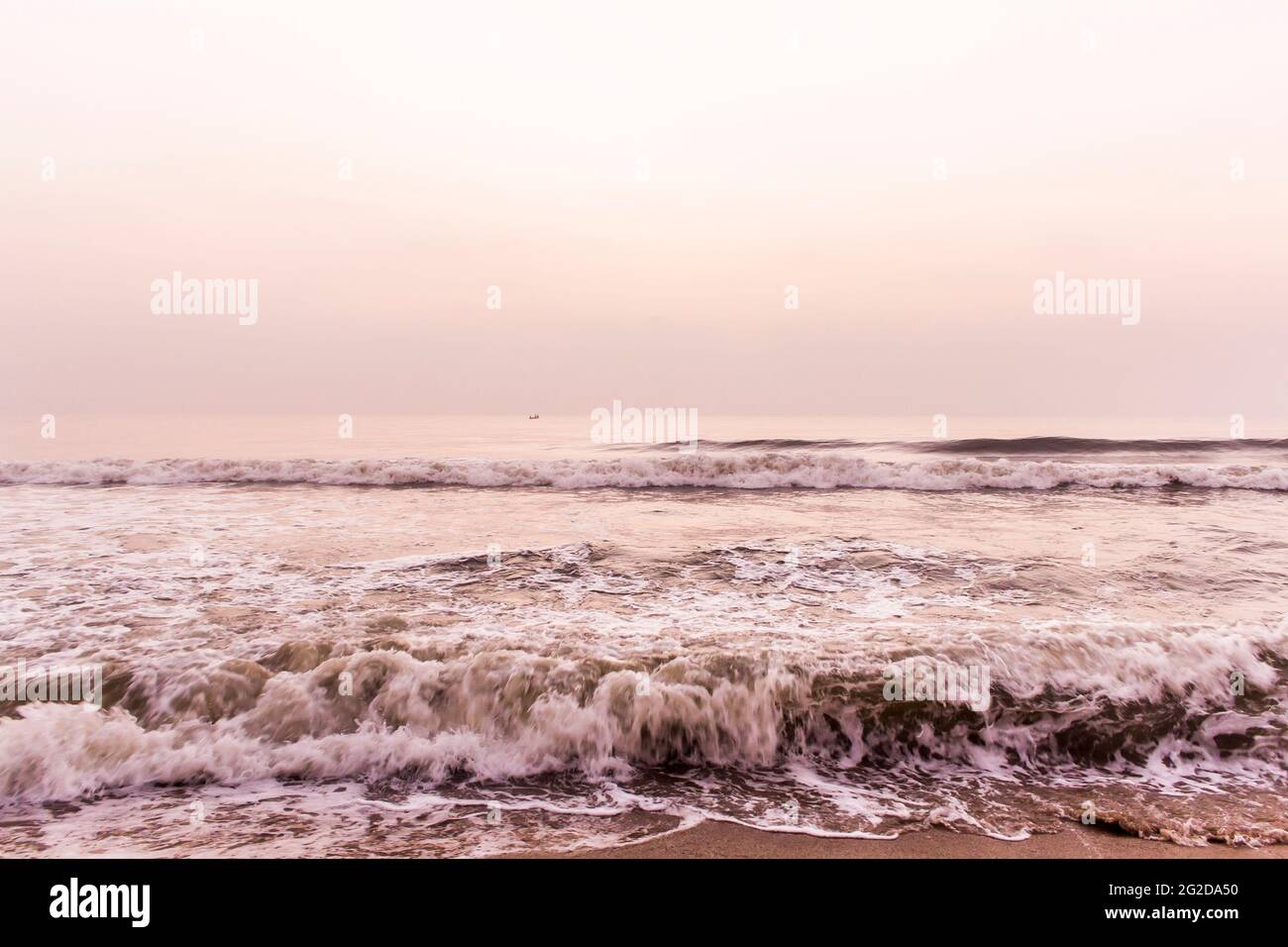 Elliot's Beach a Chennai la mattina Foto Stock