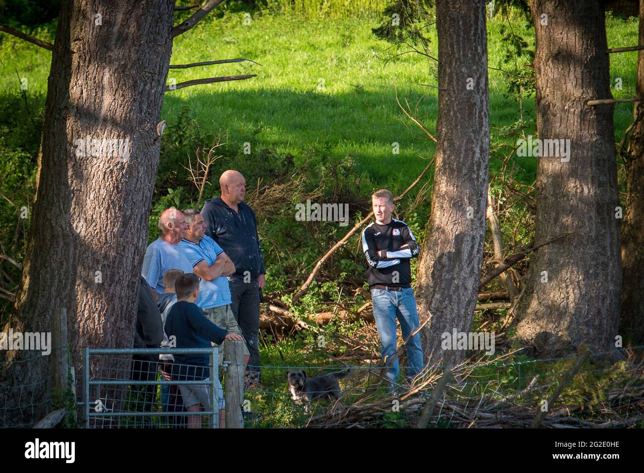 Bala, Galles. 20 settembre 2020. JD Cymru Premier match tra Bala Town e Cefn Druids. Foto Stock