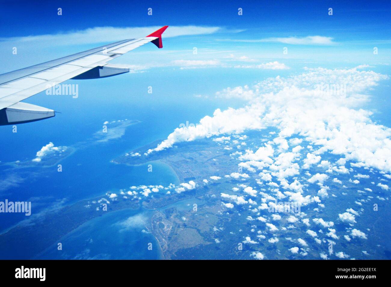 Bellissima vista dall'aereo Foto Stock