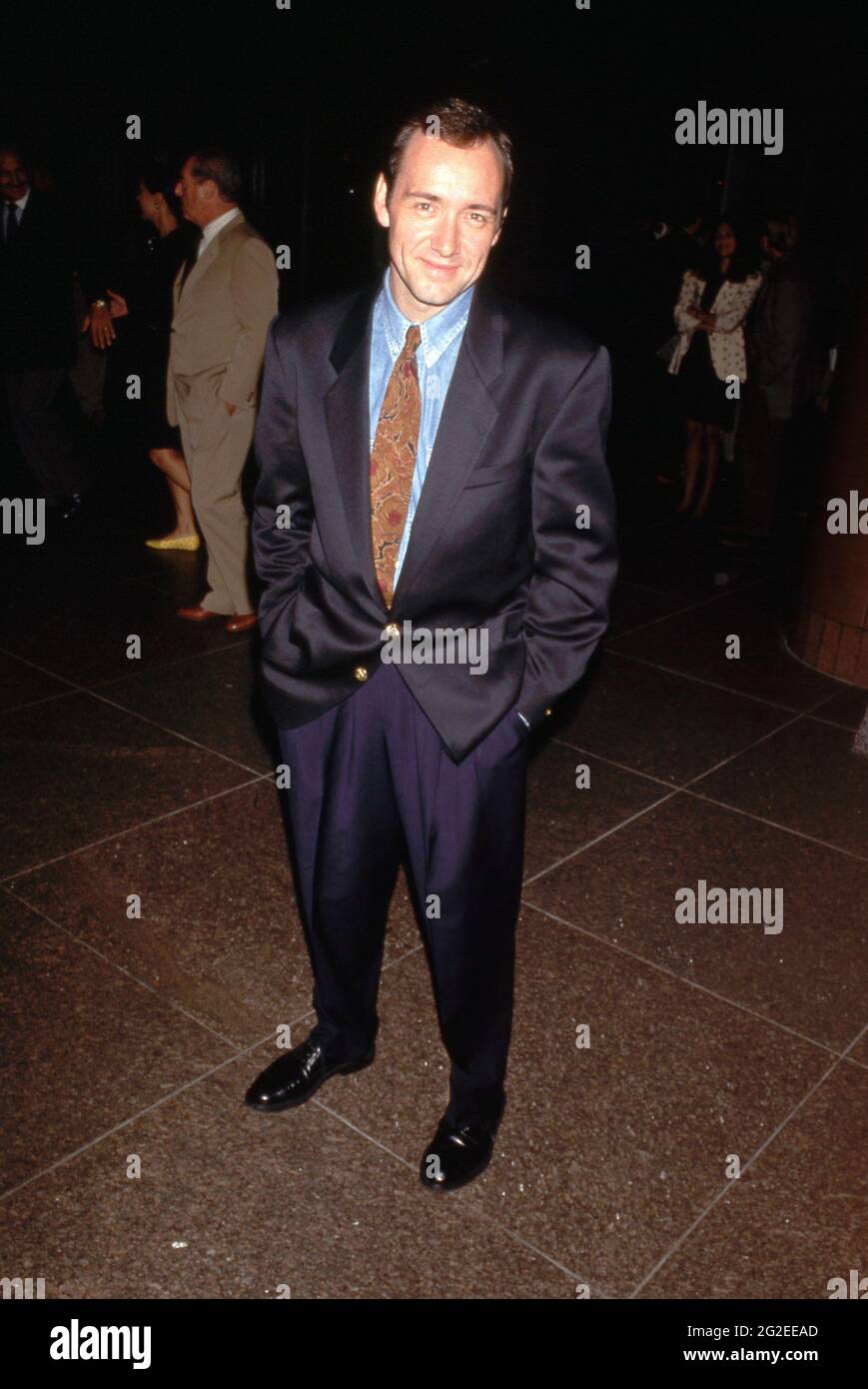 Kevin Spacey al Glengarry Glen Ross Los Angeles Premiere il 29 settembre 1992. Credito: Ralph Dominguez/MediaPunch Foto Stock