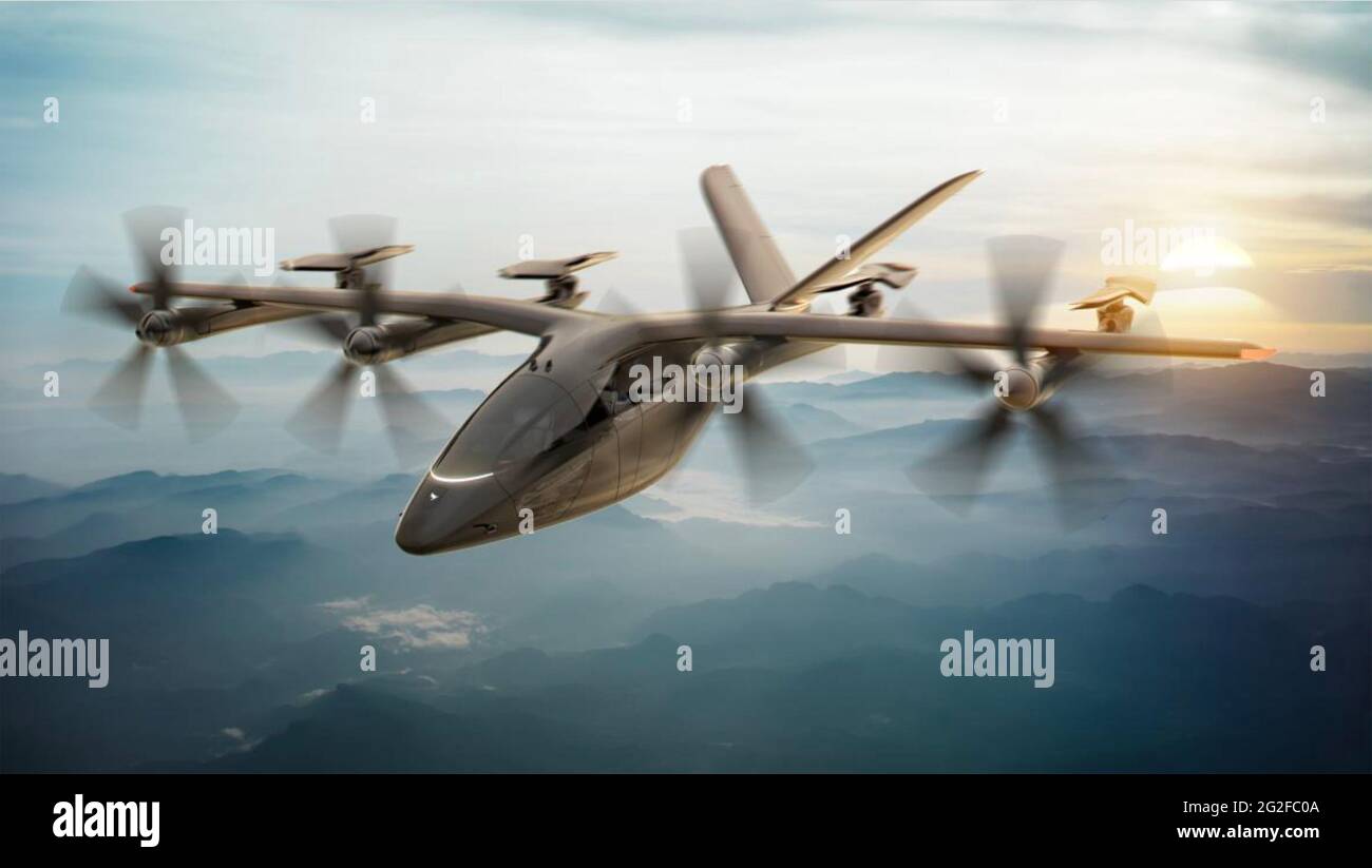 AEROSPAZIALE VERTICALE decollo e atterraggio verticale VA-X4 pianificato dalla società con sede a Bristol, in Inghilterra. Foto: Aerospazio verticale Foto Stock