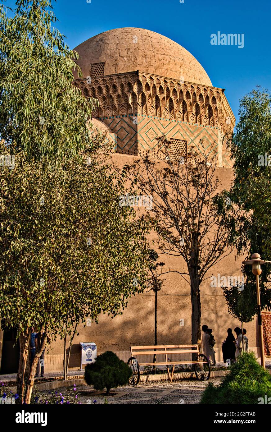 Strade di Old Yazd, Yazd, Iran. Patrimonio dell'umanità dell'UNESCO. Foto Stock