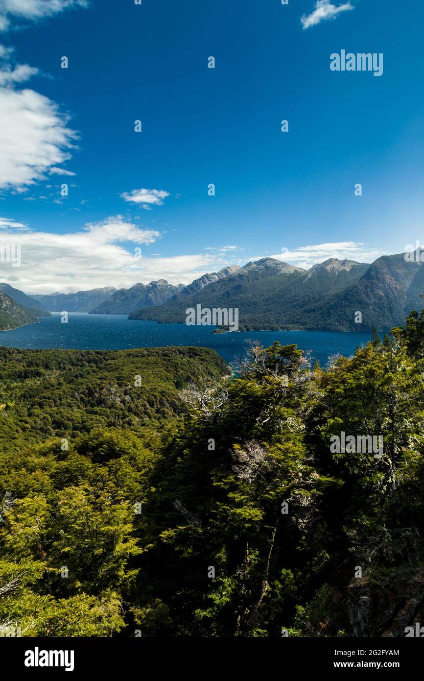 Lago Nahuel Huapi, Argentina Foto Stock