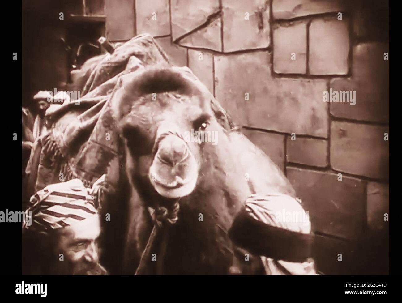 Vintage ancora della vita antica di Babilonia dal film dei primi anni del 1900 Intollerance Foto Stock