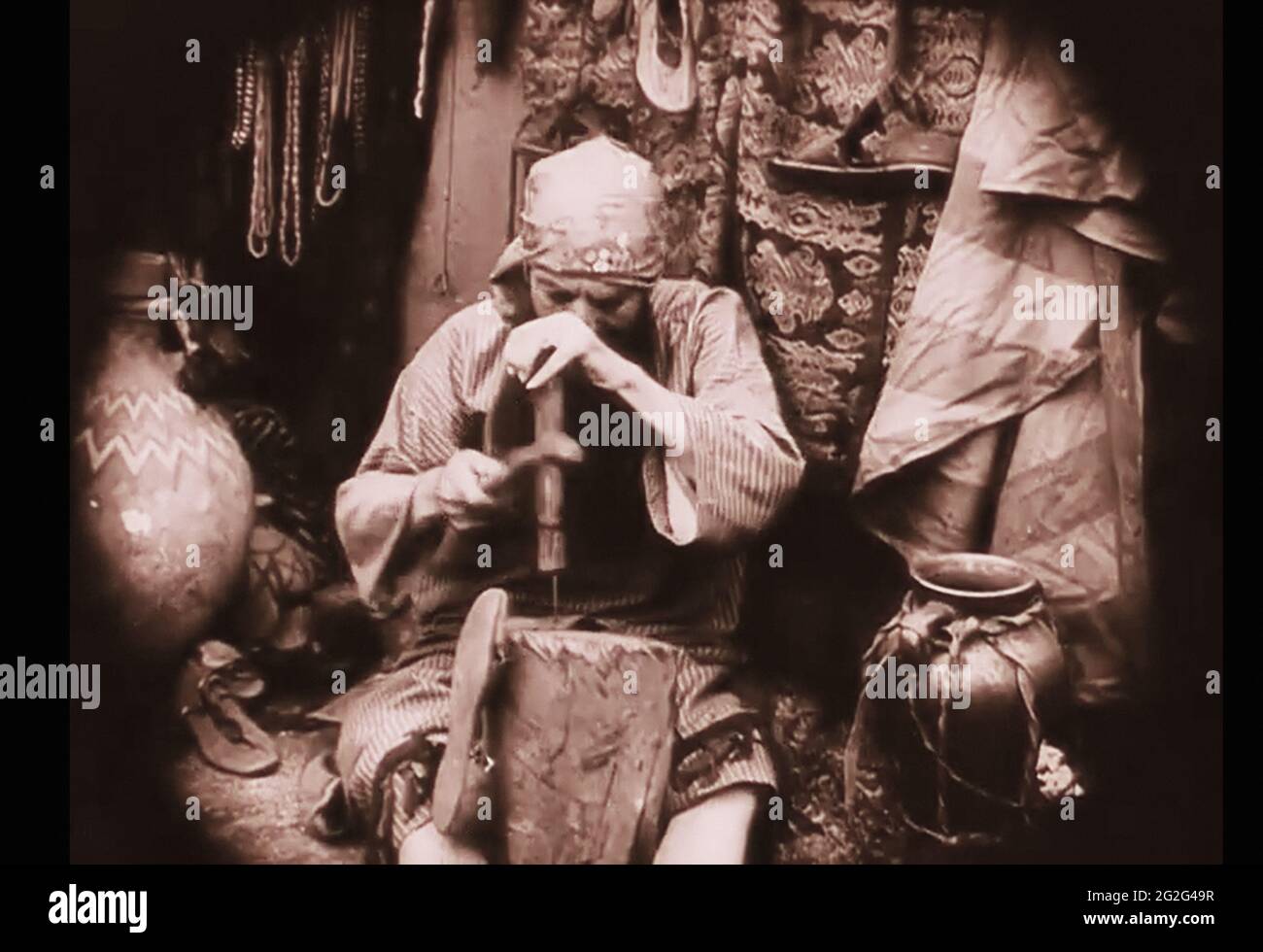 Vintage ancora della vita antica di Babilonia dal film dei primi anni del 1900 Intollerance Foto Stock