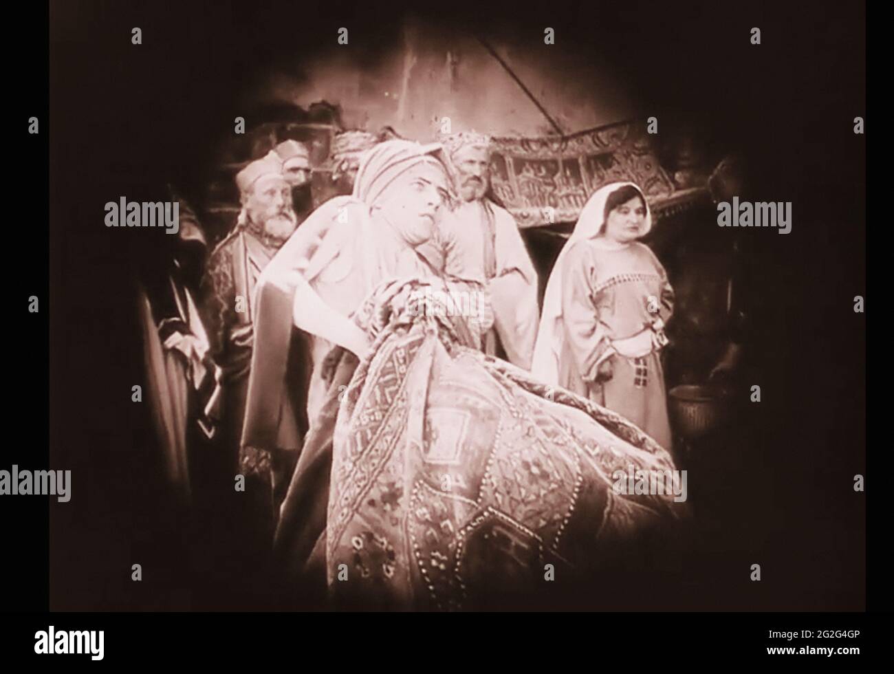 Vintage ancora della vita antica di Babilonia dal film dei primi anni del 1900 Intollerance Foto Stock