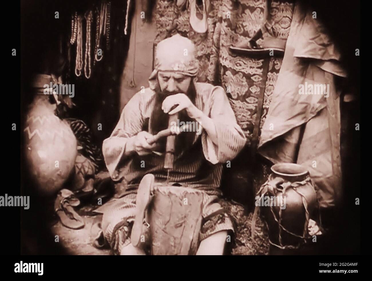 Vintage ancora della vita antica di Babilonia dal film dei primi anni del 1900 Intollerance Foto Stock