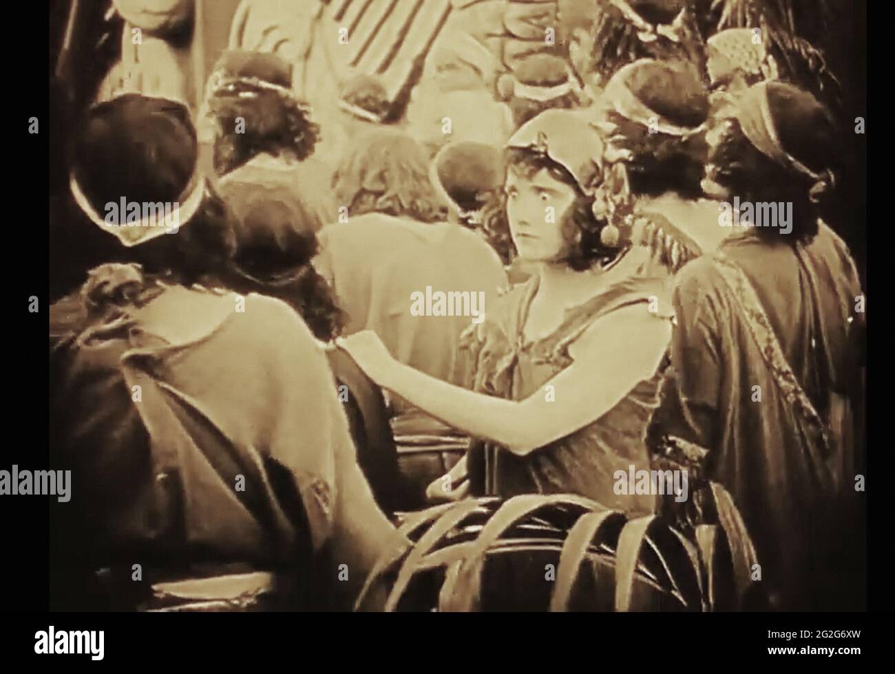 Vintage ancora della vita antica di Babilonia dal film dei primi anni del 1900 Intollerance Foto Stock