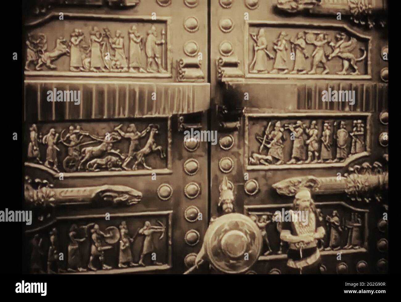 Vintage ancora della vita antica di Babilonia dal film dei primi anni del 1900 Intollerance Foto Stock