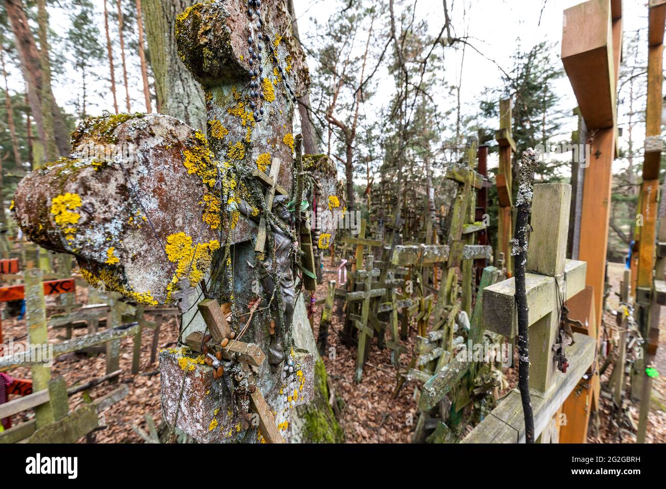 Europa, Polonia, Podlaskie Voivodato, Grabarka, collina Santa ortodossa Foto Stock