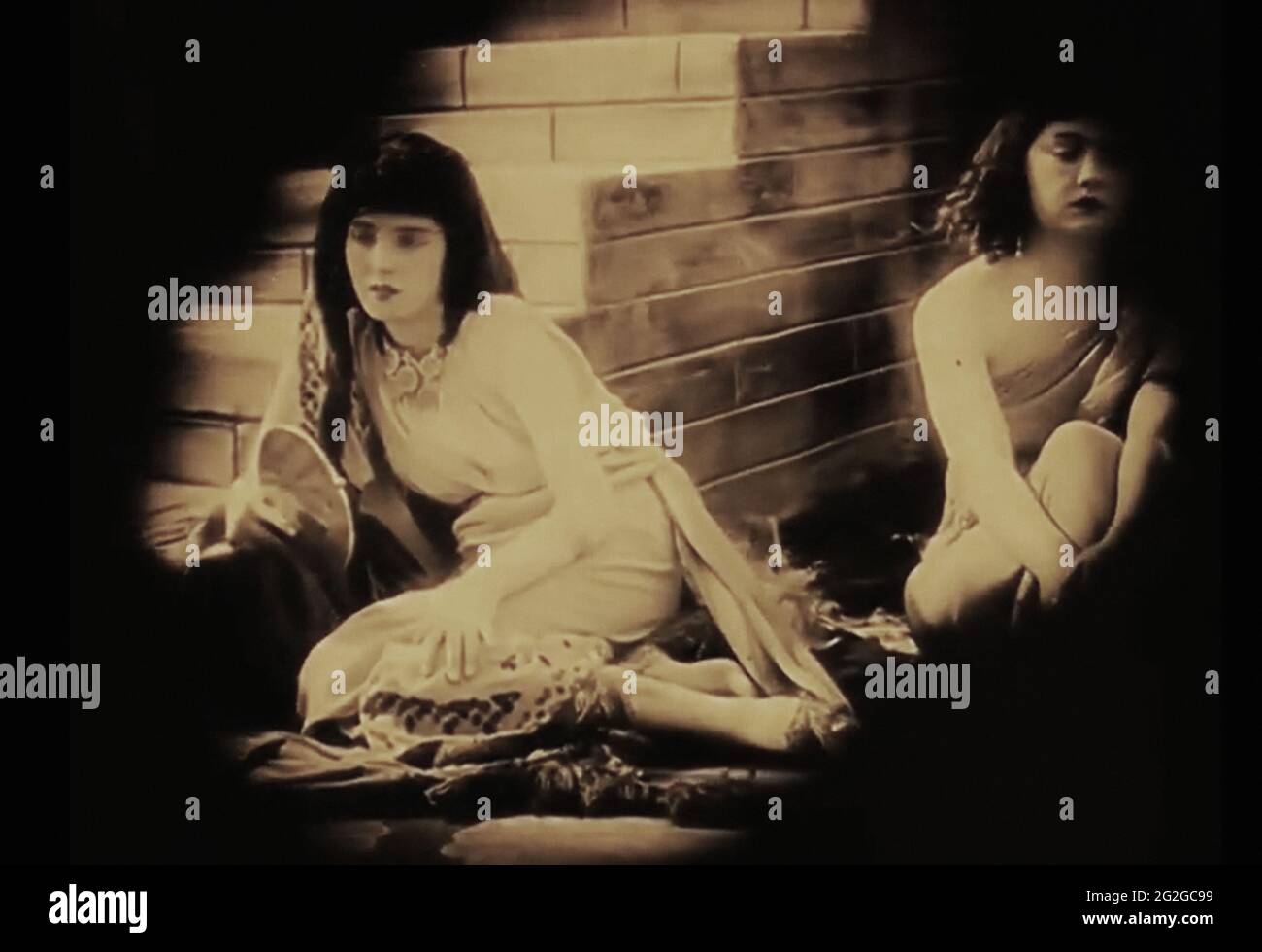 Vintage ancora della vita antica di Babilonia dal film dei primi anni del 1900 Intollerance Foto Stock