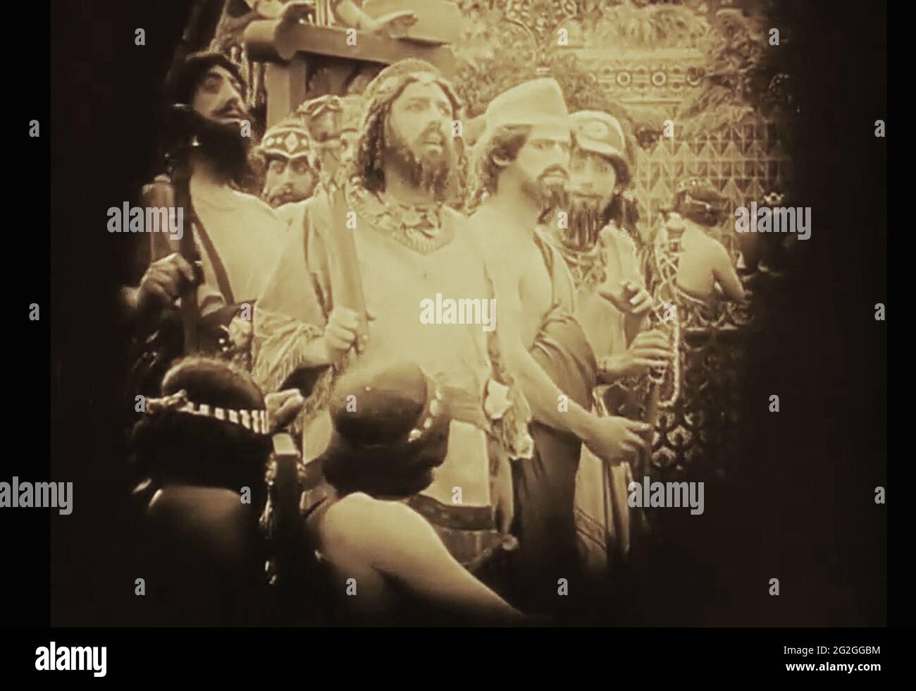 Vintage ancora della vita antica di Babilonia dal film dei primi anni del 1900 Intollerance Foto Stock