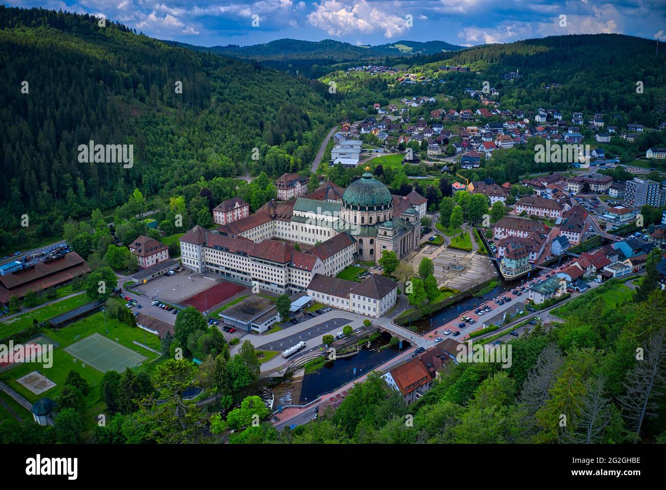 Foresta Nera di Sankt Blasien Schwarzwald Germania Foto Stock