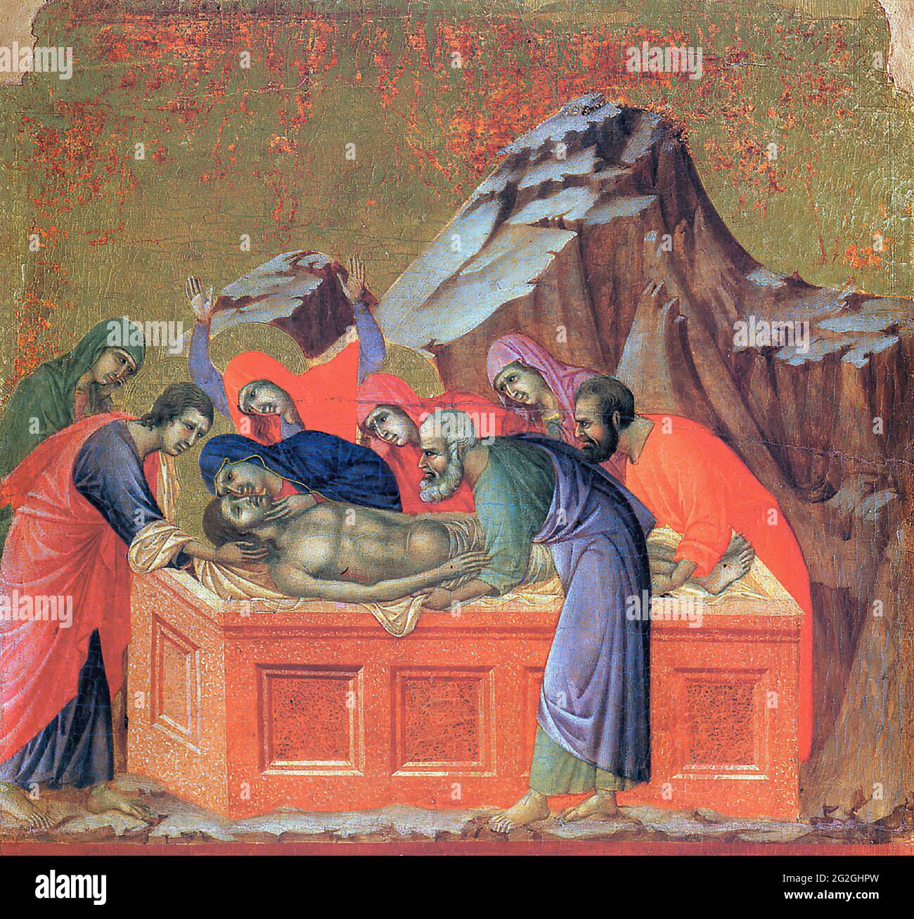 Duccio DI Buoninsegna - sepoltura 1311 Foto Stock