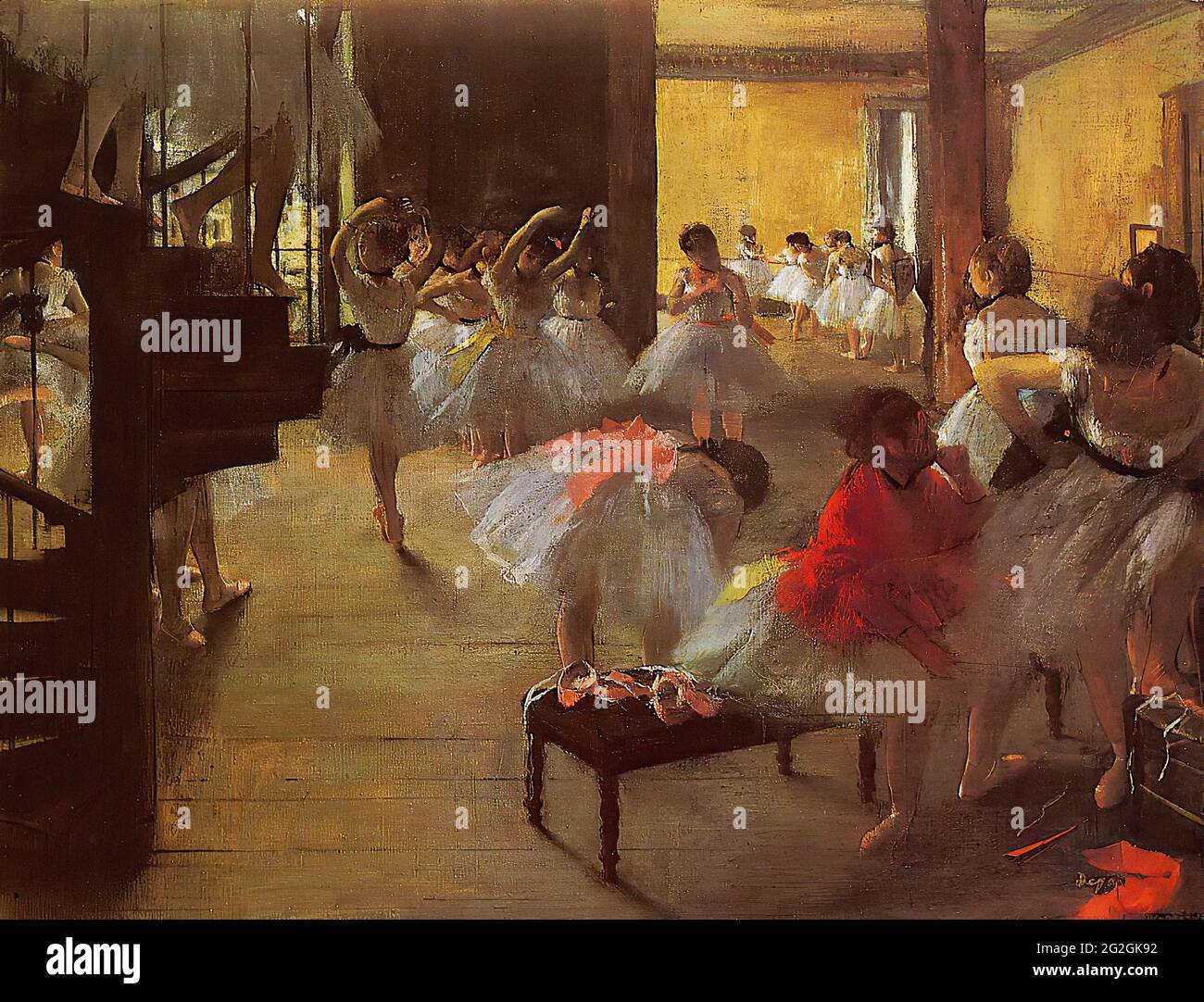Edgar Degas - Classe di Danza 1873 Foto Stock