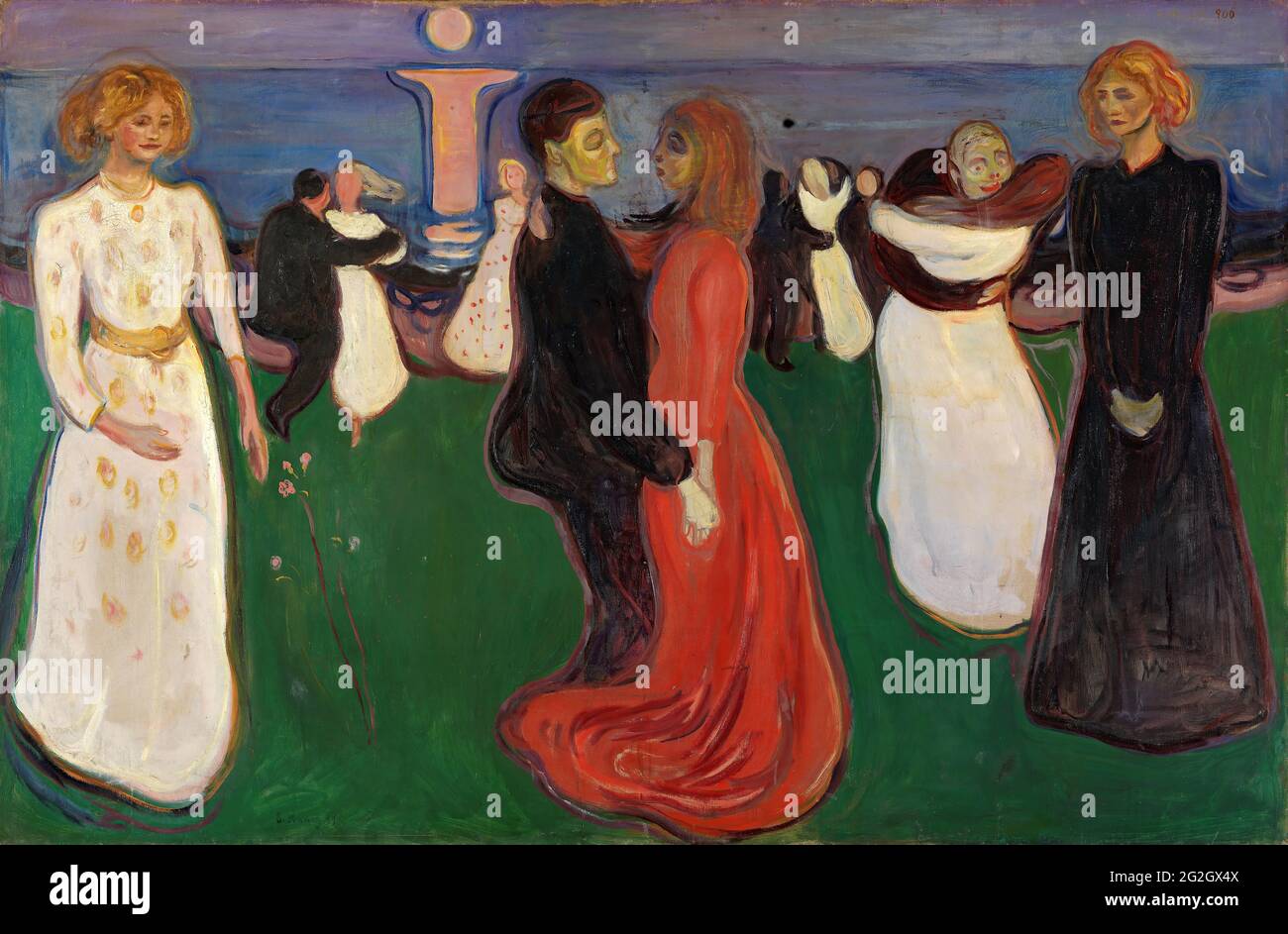 Edvard Munch - Danza della vita 02 Foto Stock
