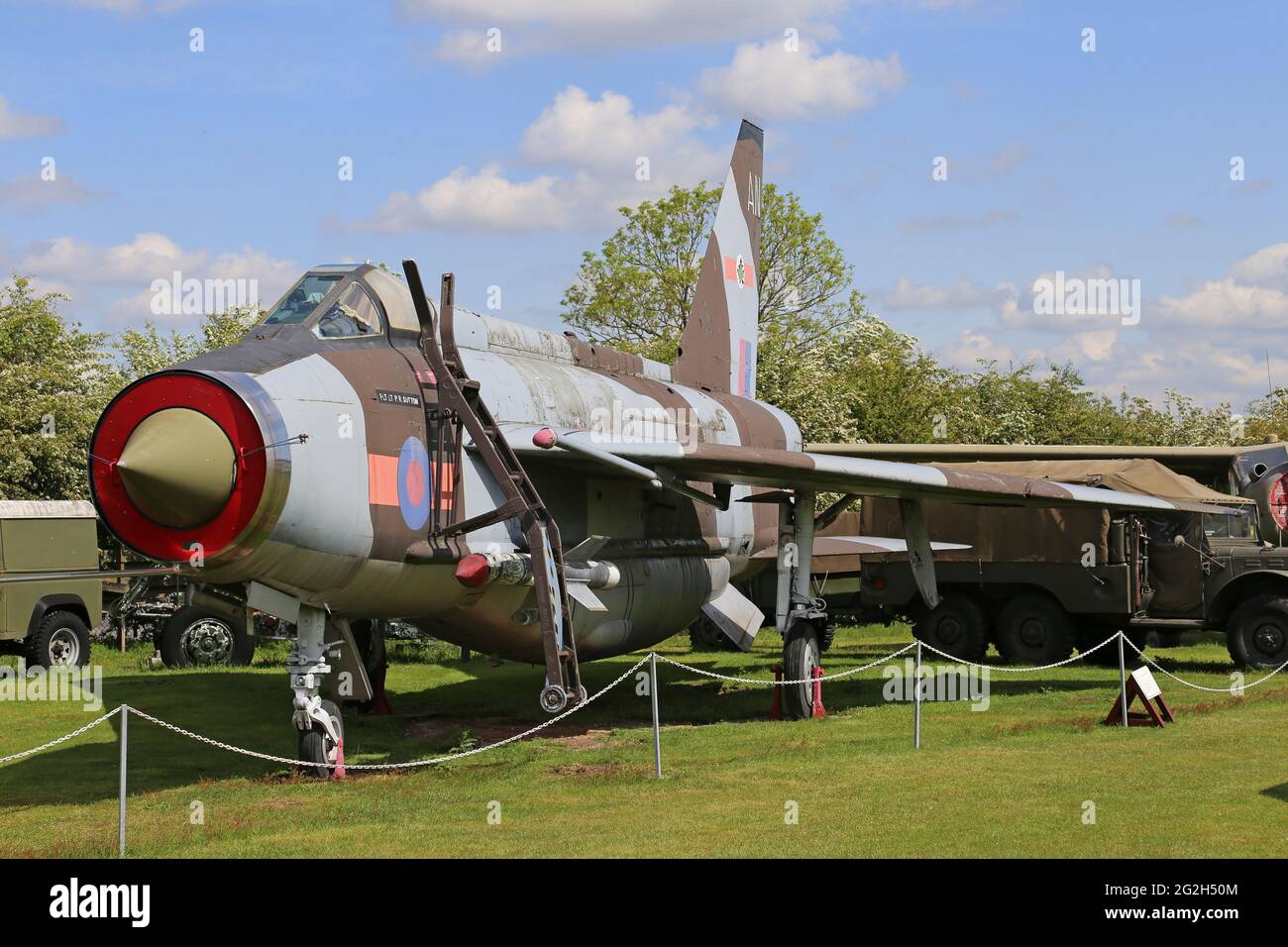 English Electric (BAC) Lightning F.6 (1960), Midland Air Museum, Coventry Airport, Baginton, Warwickshire, Inghilterra, Gran Bretagna, Regno Unito, Europa Foto Stock