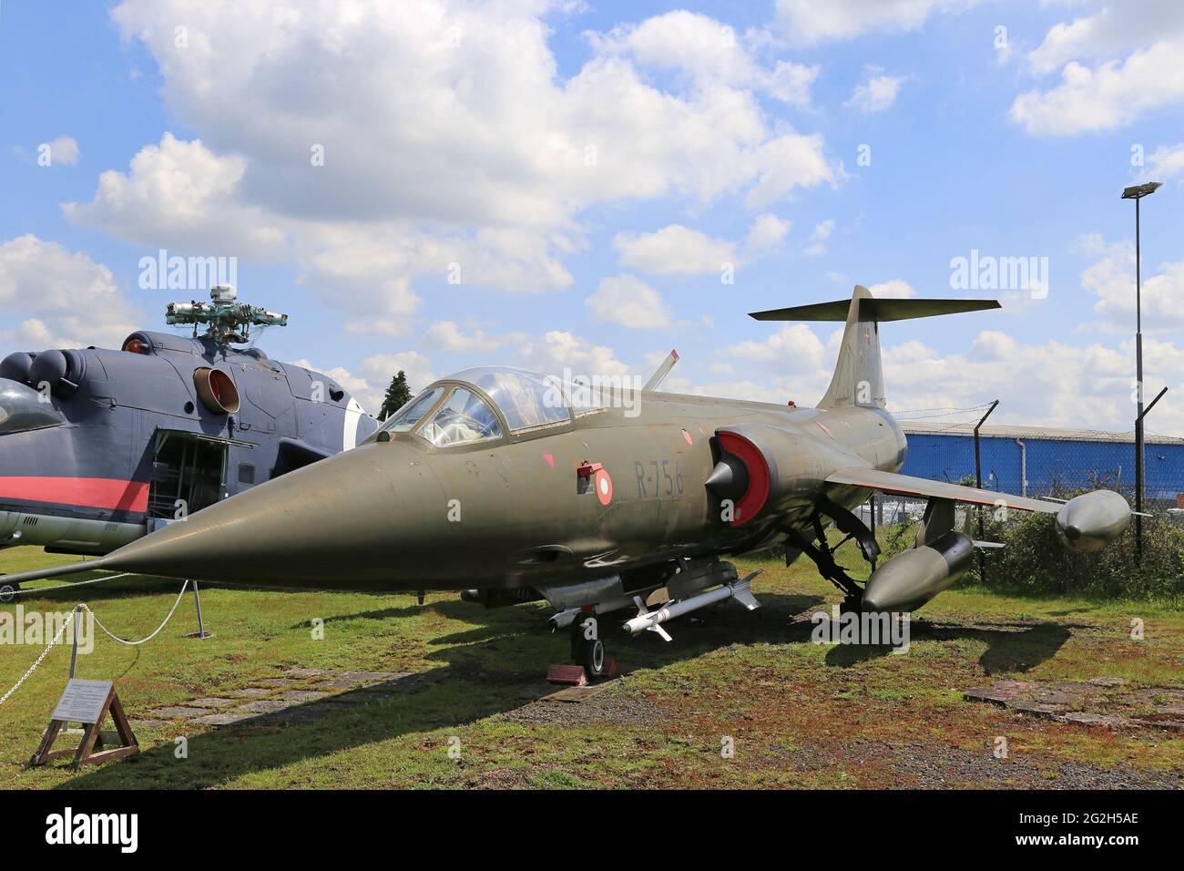 Lockheed F-104G Starfighter (1954), Midland Air Museum, Coventry Airport, Baginton, Warwickshire, Inghilterra, Gran Bretagna, Regno Unito, Europa Foto Stock