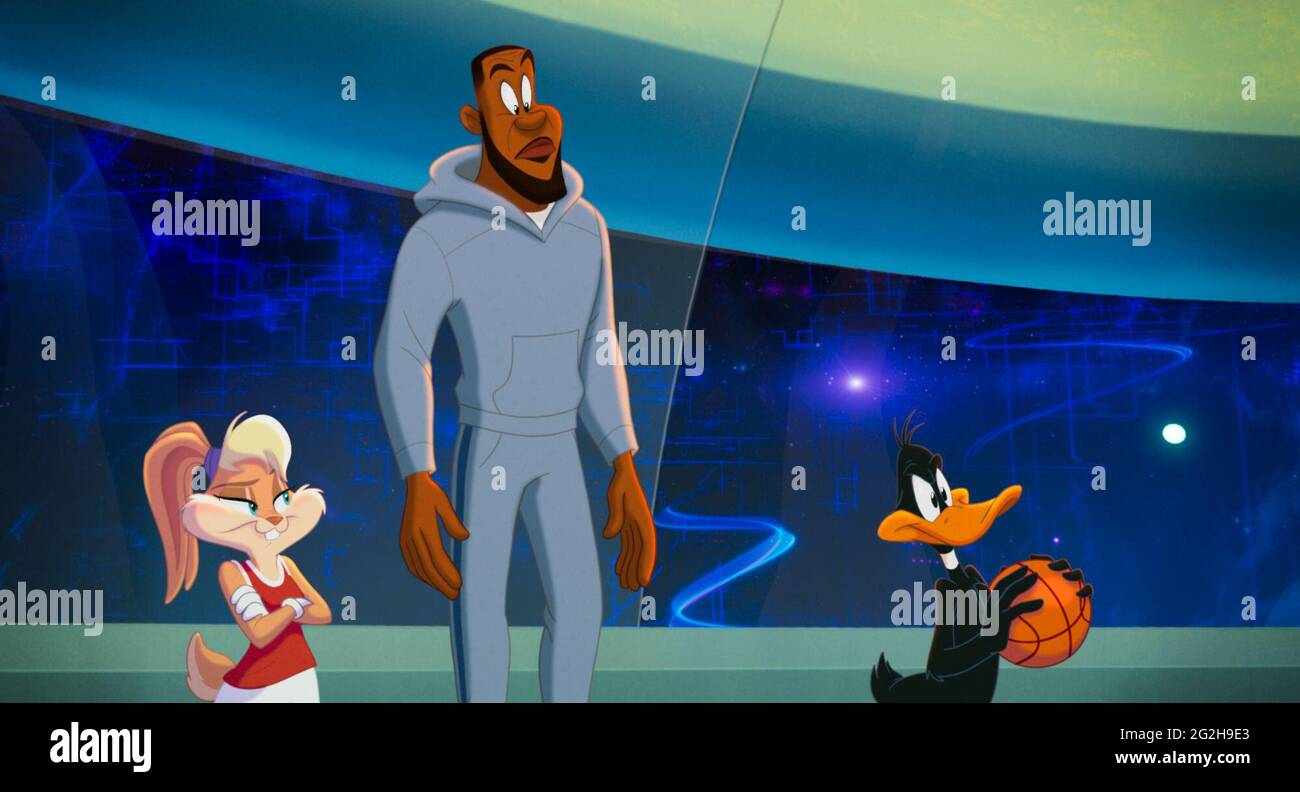 DATA DI USCITA: 16 luglio 2021 TITOLO: Space Jam: A New Legacy STUDIO: Warner Animation Group DIRETTORE: Malcolm D. Lee TRAMA: La superstar dell'NBA LeBron James si allea con Bugs Bunny e il resto dei Looney Tunes per questo attesissimo sequel. PROTAGONISTI: Lola Bunny, Lebron James e Daffy Duck. (Immagine di credito: © Warner Animation Group/immagini di intrattenimento) Foto Stock